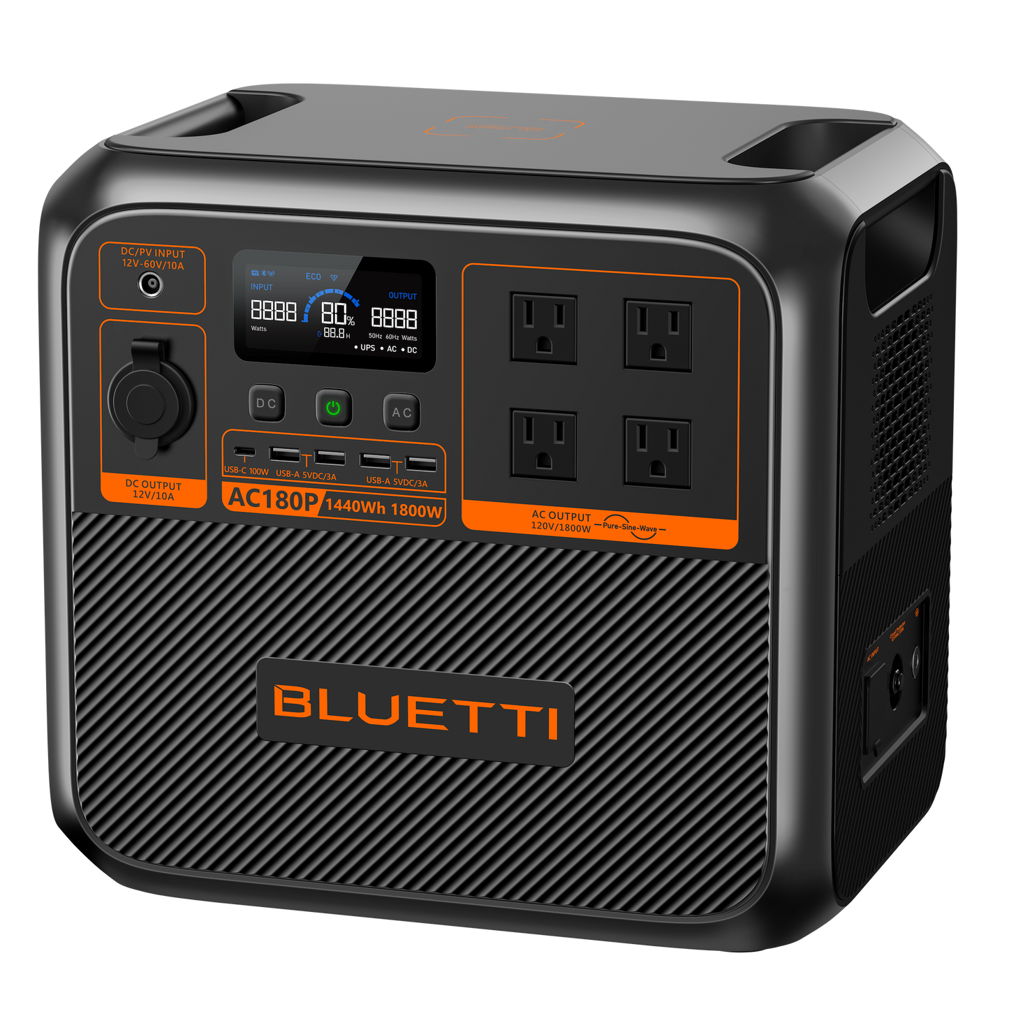 BLUETTI AC180P 1800W Portable Power Station