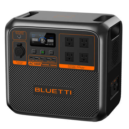 BLUETTI AC180P 1800W Portable Power Station