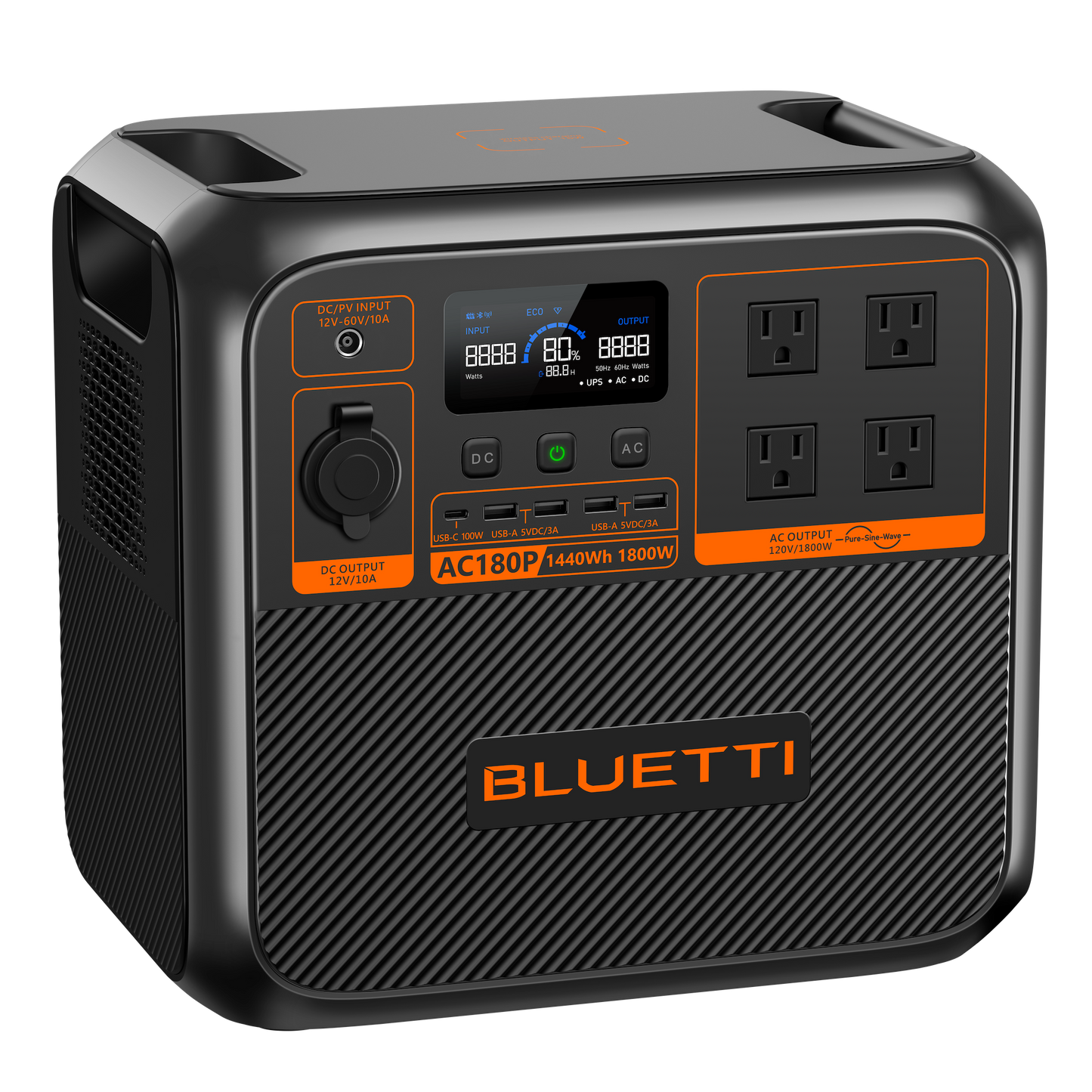 BLUETTI AC180P 1800W Portable Power Station