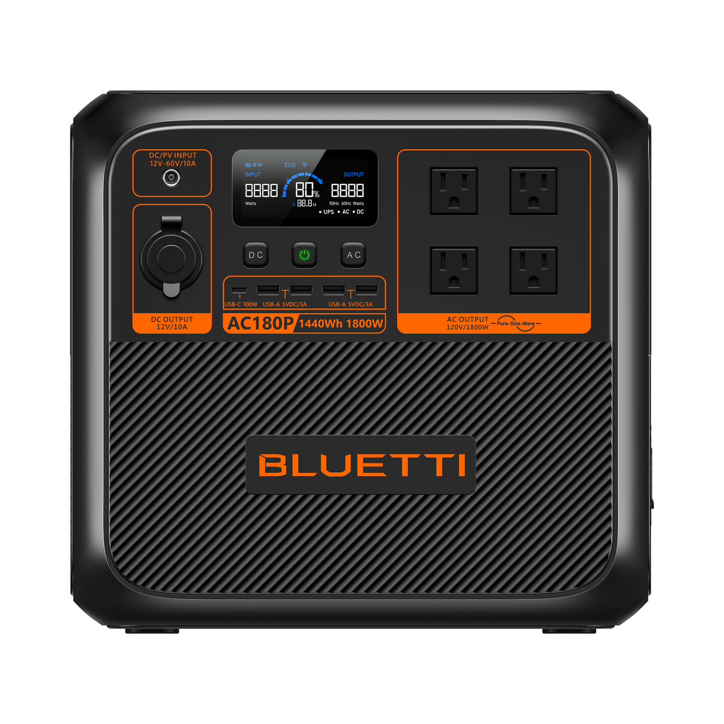 BLUETTI AC180P 1800W Portable Power Station