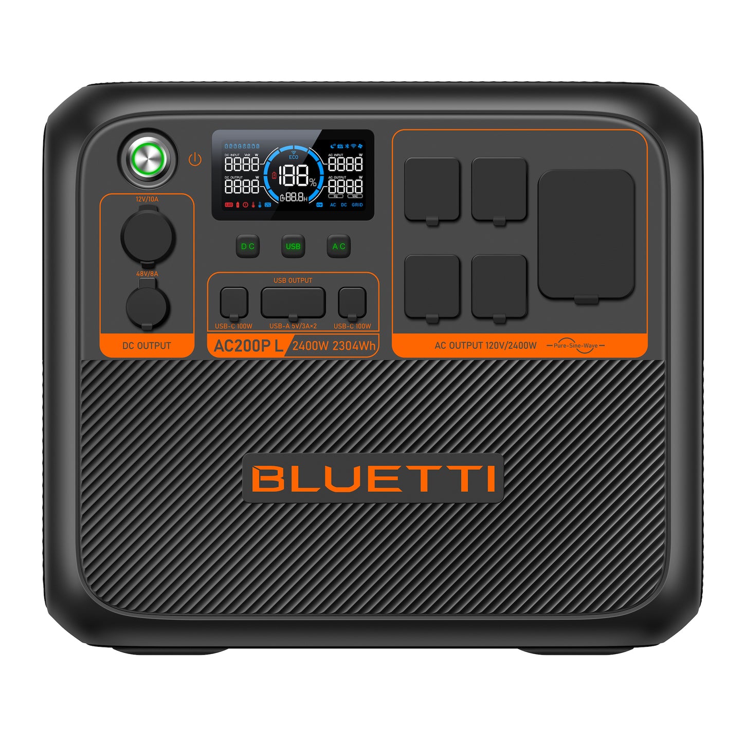 BLUETTI AC200PL 2400W Portable Power Station