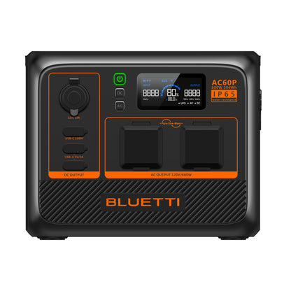 BLUETTI AC60P 600W Portable Power Station