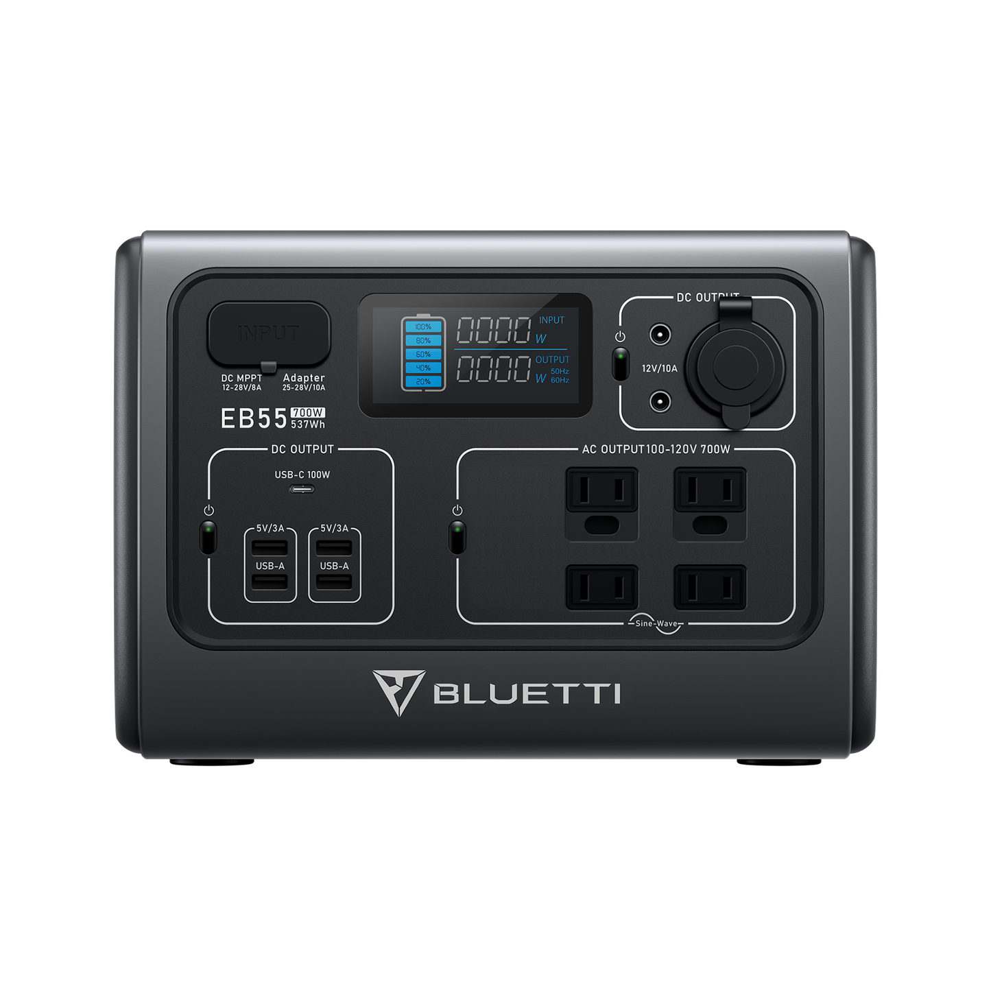 BLUETTI EB55 700W Portable Power Station